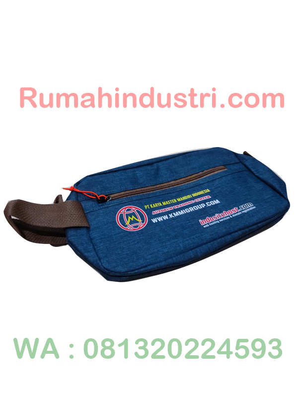 clutch bag biru