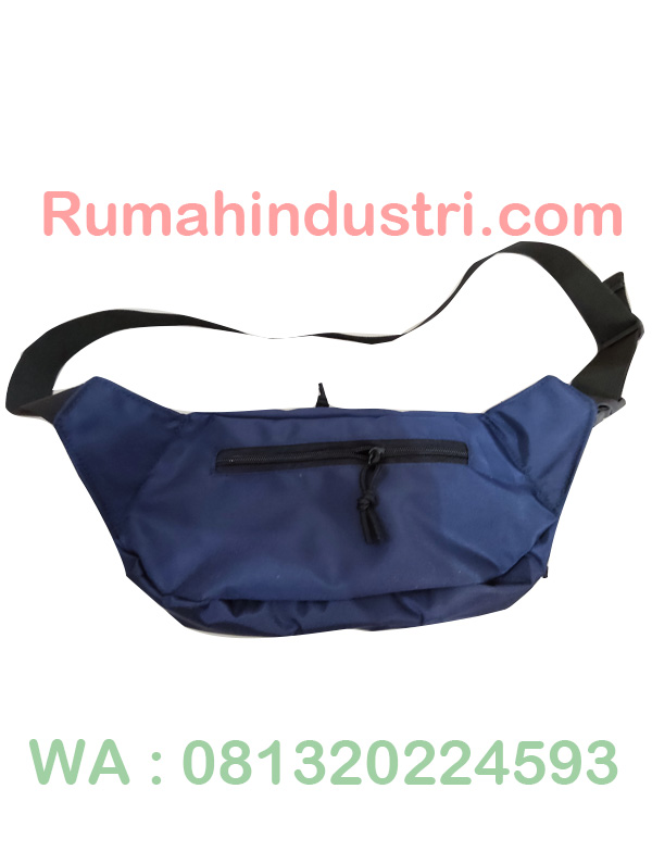 tas pinggang navy back